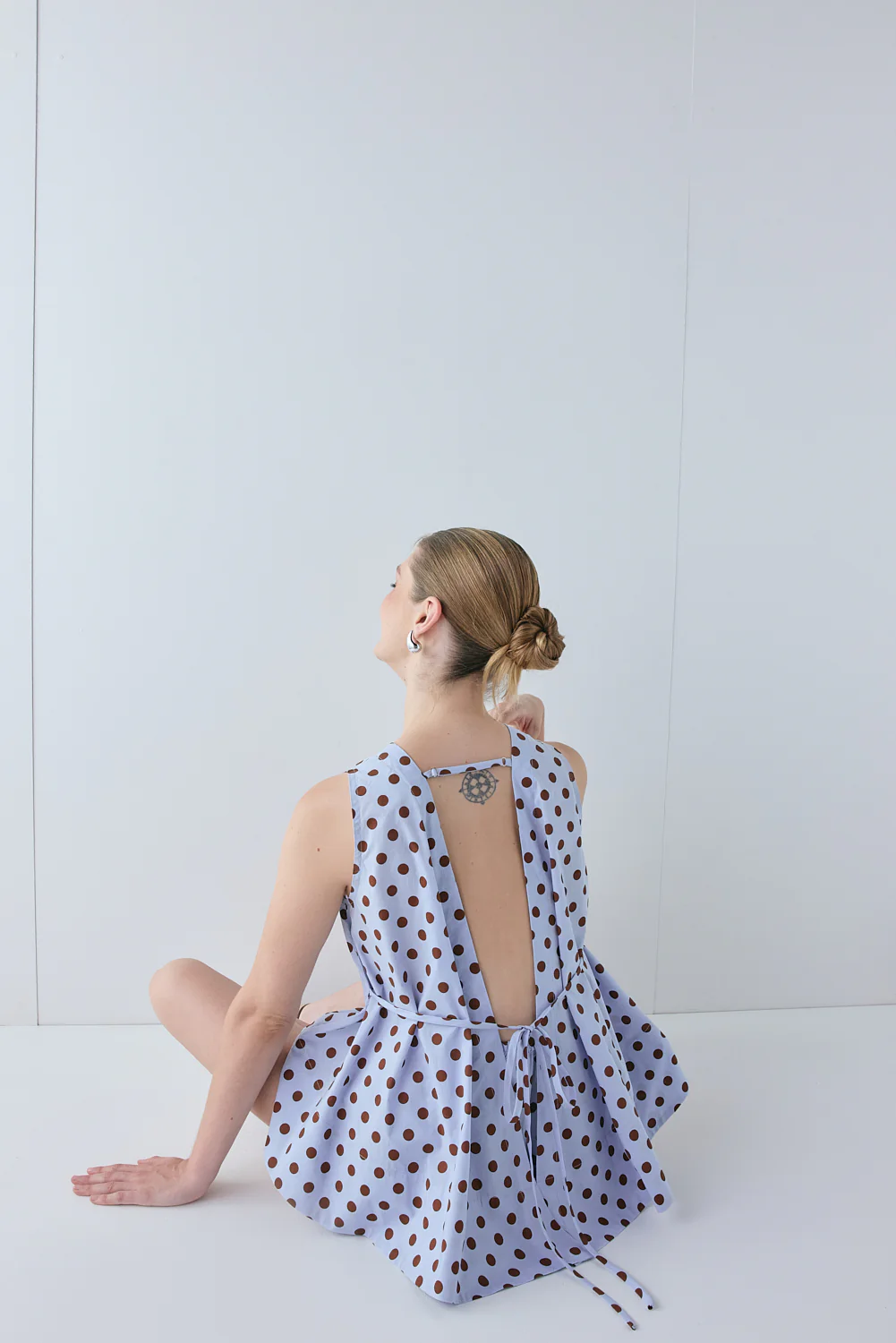 Freja Tunic Top Polka Dot - Image 2