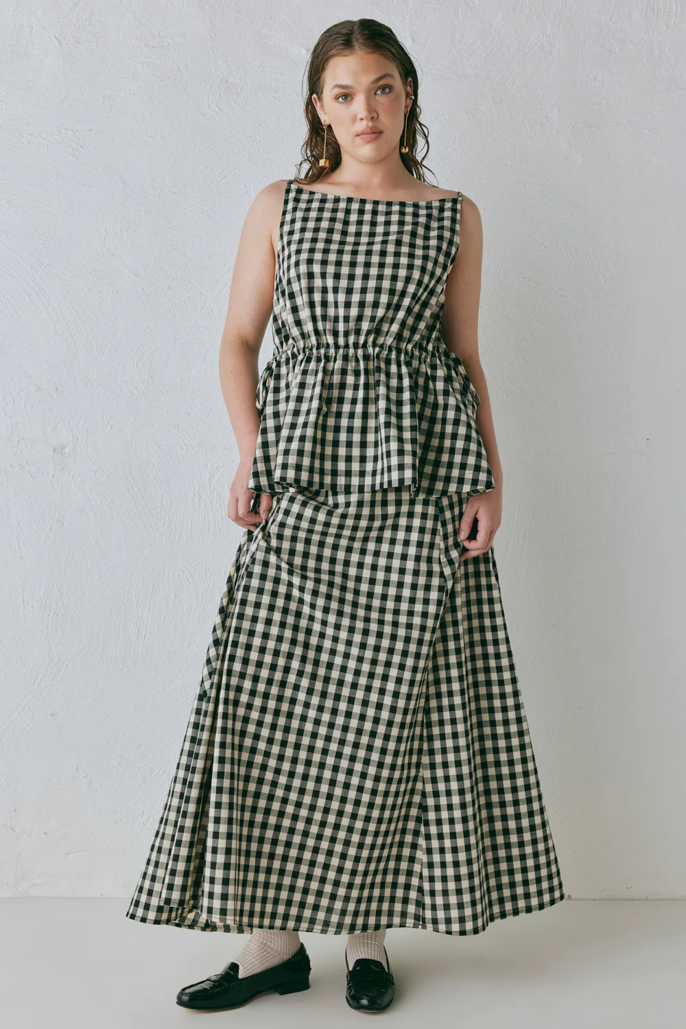 Indi Top Black Check - Image 4