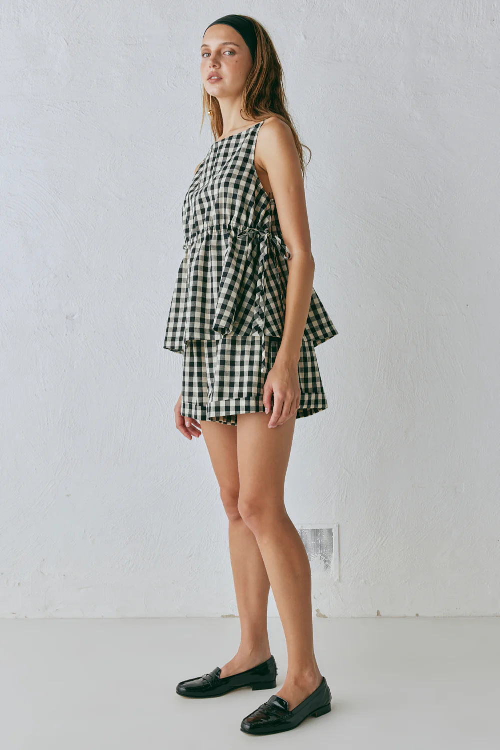Indi Top Black Check - Image 6
