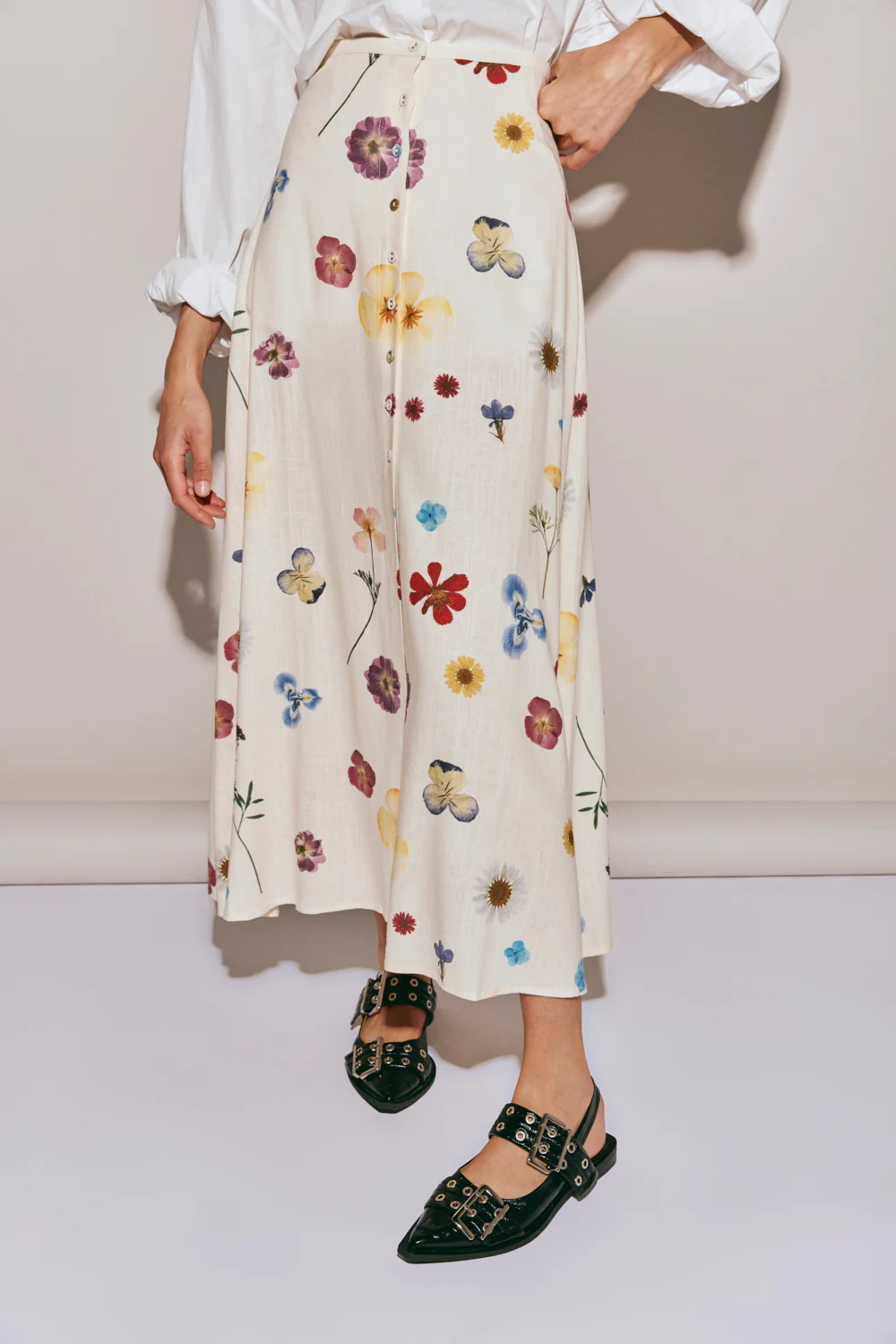 Love Language Midi Skirt Floral - Image 6