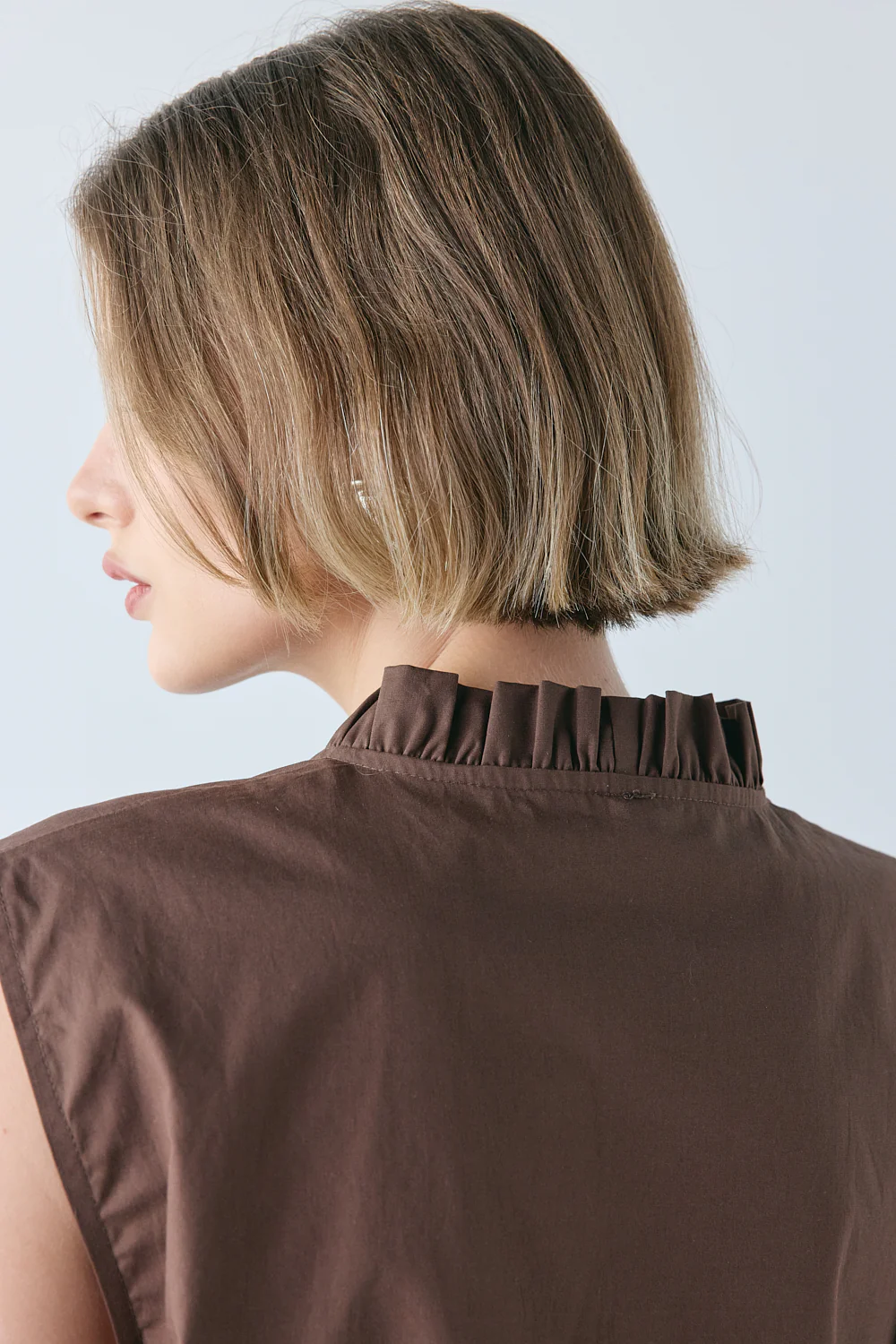 Phoebe Vest Top Chocolate - Image 6