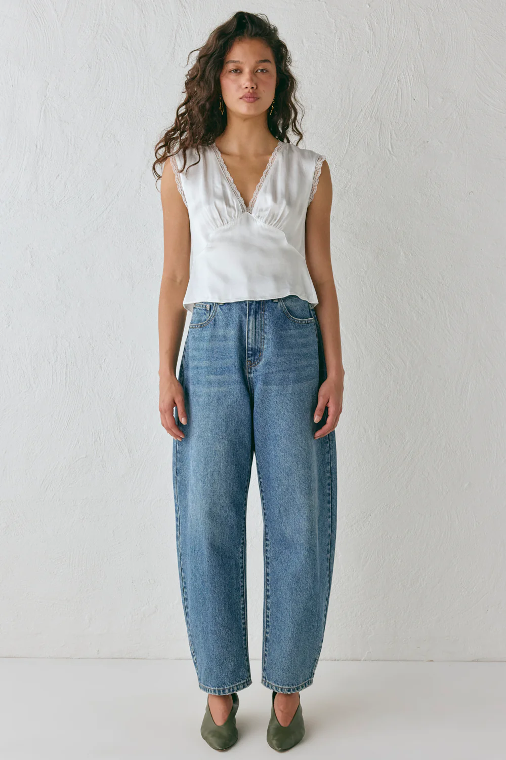 Vintage Lover Tie Back Top White - Image 6