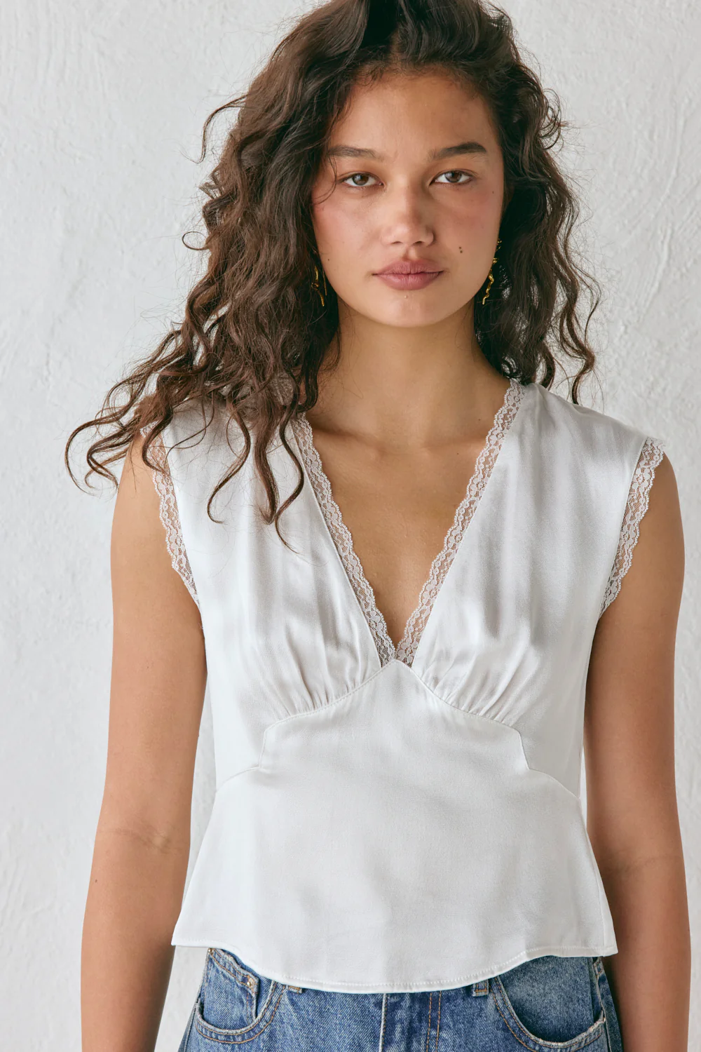 Vintage Lover Tie Back Top White - Image 7